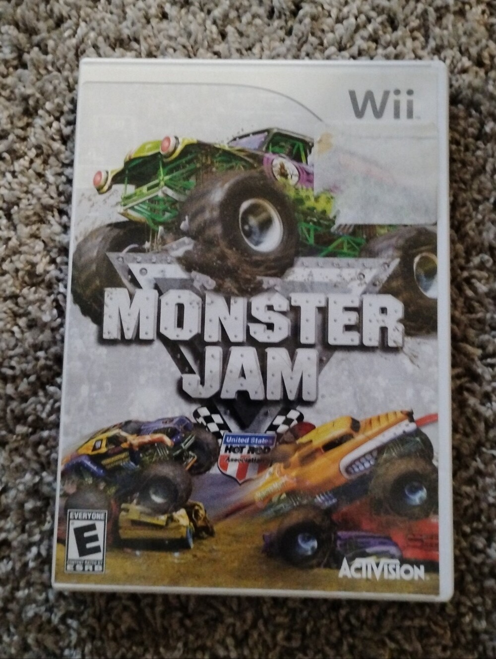 Monster Jam (Nintendo Wii) - Complete in Case (CIB) w/ Manual